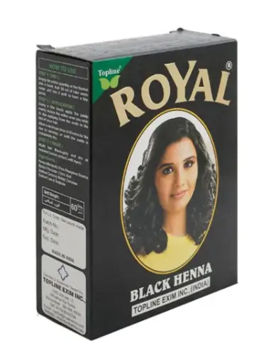Colorant pour Cheveux Noir Royal Henna